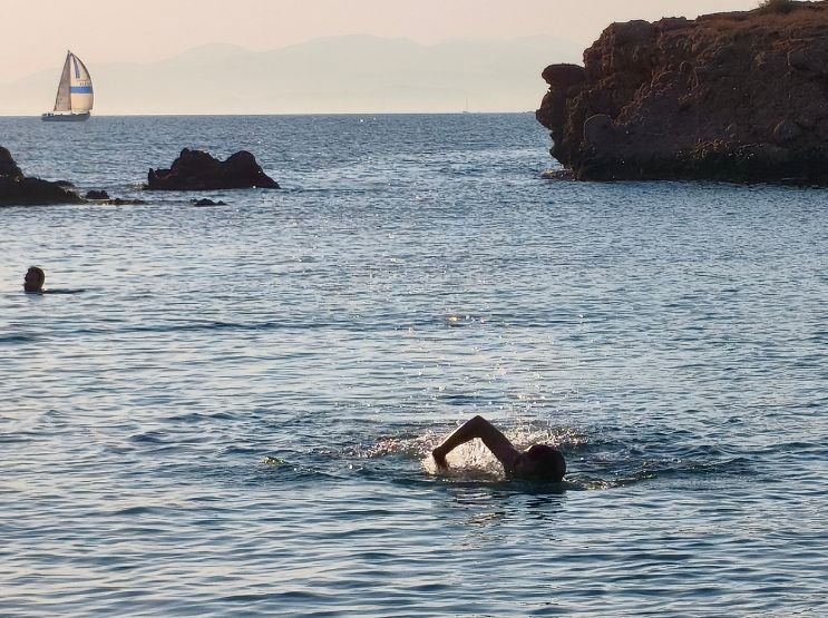 swimming